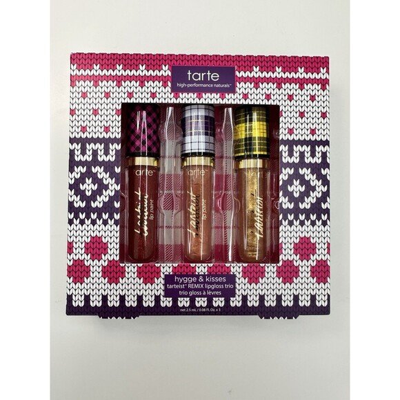 TARTE Lipgloss Hygge & Kisses Tarteist REMIX Trio High-Performance Naturals NEW - Picture 1 of 5
